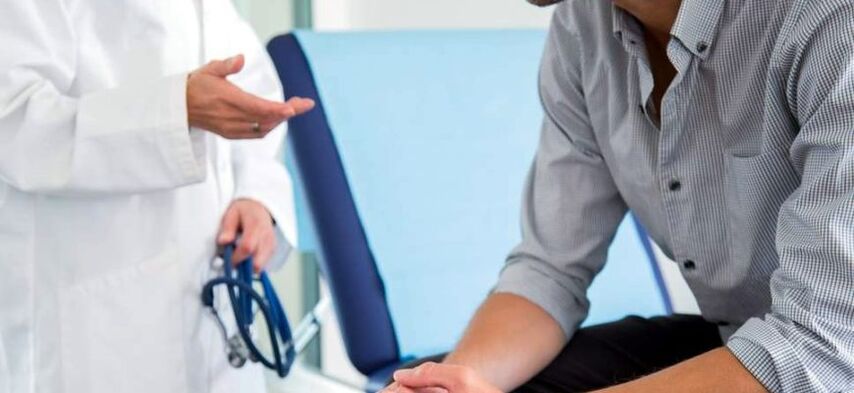 Bir uzman tarafından prostatit teşhisi